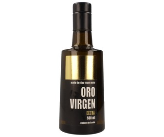 Aceite de oliva virgen extra ORO VIRGEN botella de cristal de 500 ml Aceite de oliva virgen extra ORO VIRGEN botella de cristal de 500 ml