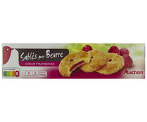 Galletas de mantequilla con frambuesa PRODUCTO ALCAMPO 100 g.