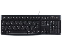 Teclado con cable LOGITECH K120, conexión Usb 2.0.