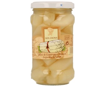 Tallos de espárragos blancos frasco de 170 gramos Tallos de espárragos blancos frasco de 170 gramos