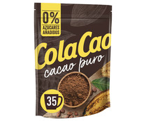 Cacao en polvo puro, natural, sin azúcares añadidos COLACAO PURO 250 g.