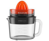 Exprimidor TAURUS Citrus Glass, 30W, capacidad 1L.