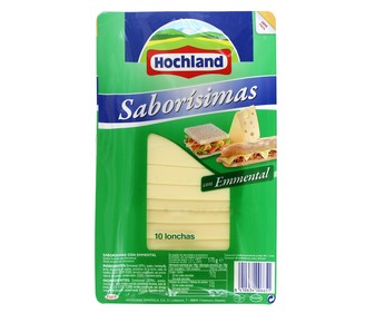 Queso en lonchas emmental 175 gramos Queso en lonchas emmental 175 gramos