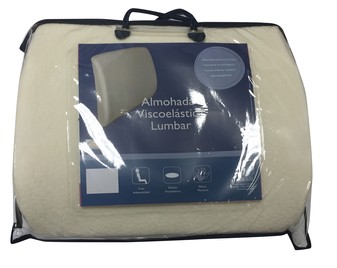 Almohada viscoelástica adaptable especial para la zona lumbar, firmeza media SPACIO REPOS. Almohada viscoelástica adaptable especial para la zona lumbar, firmeza media SPACIO REPOS.