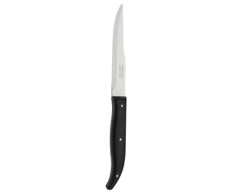 Cuchillo de mesa chuletero con mango de plástico color negro, ARCOS.
