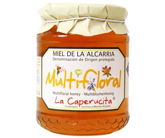 Miel de flores denominación de origen La Alcarria LA CAPERUCITA 500 g. Miel de flores denominación de origen La Alcarria LA CAPERUCITA 500 g.