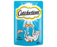 Snacks para gatos adultos y gatitos a base de delicioso salmón CATISFACTIONS 60 g.