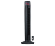 Ventilador de torre QILIVE Q.5295, potencia 45W, 3 velocidades, temporizador, mando a distancia, altura 91cm.