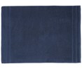 Alfombra de baño 100% algodón color azul oscuro, densidad de 1000g/m², 50x70 cm. ACTUEL.
