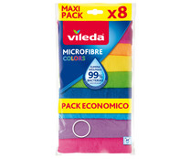 Bayeta Microfibre Colors VILEDA 8 uds.
