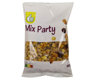 Surtido de frutos secos "Mix Party" PRODUCTO ECONÓMICO ALCAMPO 500 g. Surtido de frutos secos "Mix Party" PRODUCTO ECONÓMICO ALCAMPO 500 g.