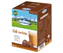 Café con leche en cápsulas compatibles maquinas Dolce Gusto CENTRAL LECHERA ASTURIANA 16 uds.