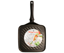 Plancha cuadrada de 27cm. con interior antiadherente, apta para inducción, MAGEFESA.