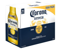 Cervezas mejicanas CORONA pack 10 uds x  33,5 cl.