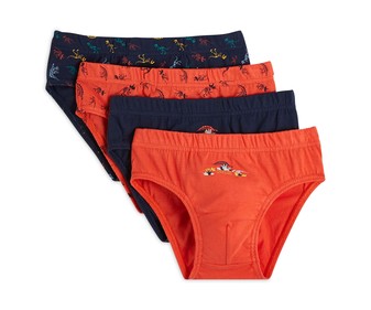 Lote de 4 slips de algodón para niño, IN EXTENSO, talla 2/3. Lote de 4 slips de algodón para niño, IN EXTENSO, talla 2/3.
