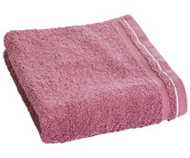 Toalla de ducha 100% algodón, color rosa, 450 g/m², ACTUEL.