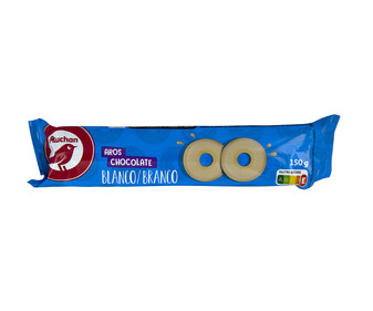 Galletas con forma de aro bañadas de chocolate PRODUCTO ALCAMPO 150 g. Galletas con forma de aro bañadas de chocolate PRODUCTO ALCAMPO 150 g.