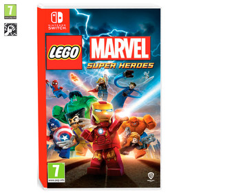 Lego Marvel Super Heroes para Nintendo Switch. Género: aventuras. PEGI: +7.