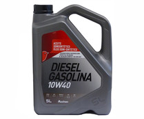 Aceite semi sintético para motores gasolina y diésel PRODUCTO ALCAMPO, 5 litros.