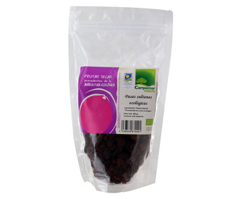 Pasas Sultanas ecológicas CAMPOMAR 250 g. Pasas Sultanas ecológicas CAMPOMAR 250 g.