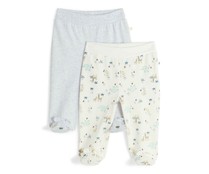 Lote de 2 pantalones para recien nacido IN EXTENSO, talla 62.
