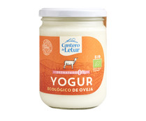 Yogur de oveja natural ecológico desnatado  ecológico CANTERO DE LETUR 420 g.