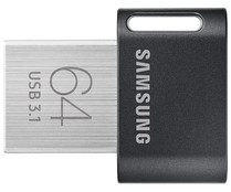 Memoria USB 64GB SAMSUNG Fit Plus Gray MUF-64AB, Usb 3.1.