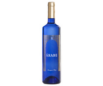 Vino blanco con denominación de origen Vino de la tierra de Extremadura ÁRABE botella de 75 cl.