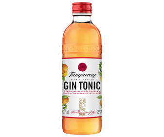 Preparado de ginebra con naranjas sevillas y tónica TANQUERAY Flor de Sevilla botella de 275 ml. Preparado de ginebra con naranjas sevillas y tónica TANQUERAY Flor de Sevilla botella de 275 ml.
