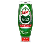 Lavavajillas a mano FAIRY botella boca abajo 640 ml.