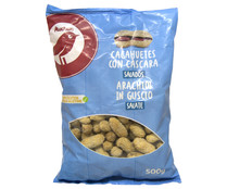 Cacahuetes con cáscara salados PRODUCTO ALCAMPO 500 g.