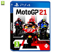 Moto GP 21 para Playstation 4. Género: carreras, motos. PEGI: +3.