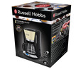 Cafetera de goteo RUSSELL HOBBS Colours Plus+ Classic Cream 24033-56, capacidad 1,25l, programable, pantalla LCD, mantiene caliente.
