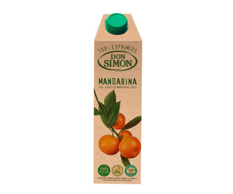 Zumo exprimido de mandarina DON SIMON brick de 1 l. Zumo exprimido de mandarina DON SIMON brick de 1 l.
