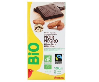 Chocolate negro 85% ecológico 100g Chocolate negro 85% ecológico 100g