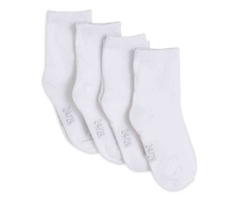 Lote de 4 pares de calcetines para bebé IN EXTENSO, talla 21. Lote de 4 pares de calcetines para bebé IN EXTENSO, talla 21.