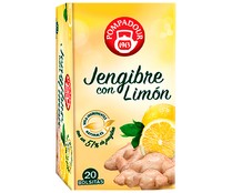 Infusión de jengibre con limón POMPADOUR 20 bolsitas