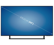 Televisión 109,22cm (43") LED SAMSUNG UE43AU9005KXXC 4K, HDR10+, SMART TV, WIFI, BLUETOOTH, TDT T2, USB reproductor y grabador, 3HDMI, 2800HZ.