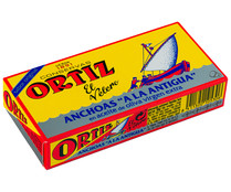 Filetes de anchoas en aceite de oliva ORTIZ 29 g.