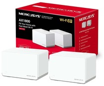 Sistema Wi-Fi MERCUSYS Halo H70X, Mesh AX1800, Wi-Fi 6, doble banda, hasta 150 dispositivos.