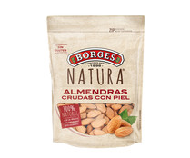 Almendras crudas con piel BORGES NATURA 120 g.