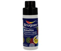 Colorante líquido superconcentrado, color negro, BRUGUER Emultín, 50ml.