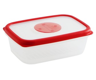 Recipiente hermético rectángular de plástico con tapa Frigo box, 1 litro, 19,5x13,8x6,6cm. QUID. Recipiente hermético rectángular de plástico con tapa Frigo box, 1 litro, 19,5x13,8x6,6cm. QUID.