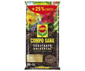 Sustrato universal 20+5 litros, COMPO.
