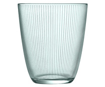 Vaso alto de vidrio verde, capacidad 0,31 litros, Stripy LUMINARC.
