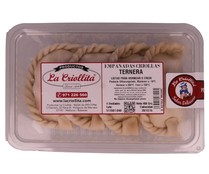 Empanadillas de ternera LA CRIOLLITA paquete de 400 gr pack de 4 uds