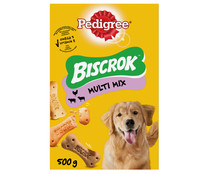 Galletas de diferentes sabores para perros adultos PEDIGREE BISCROK 500 gr