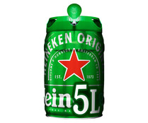 Cerveza HEINEKEN barril 5 l.