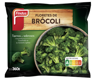 Floretes de brócoli ultracongelados FINDUS 360 g. Floretes de brócoli ultracongelados FINDUS 360 g.