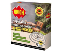 Espirales antimosquitos ORION 10 uds.